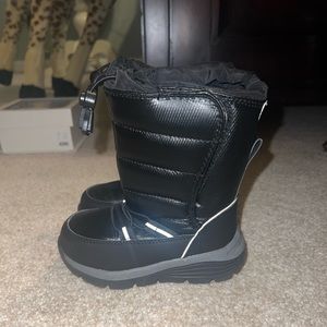 Lands' End Kids Black Snow Boots